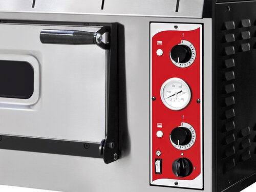 Prismafood Pizzaofen Special6 BREIT, 1 Backkammer, Schamottboden, 6 Pizzen �35 cm, 9,0 kW, BTH 1360 x 954 x 415 mm