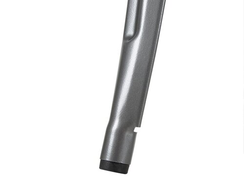 Bolero Bistrotisch aus Stahl, stapelbar, Gunmetal, BTH 815 x 815 x 765 mm