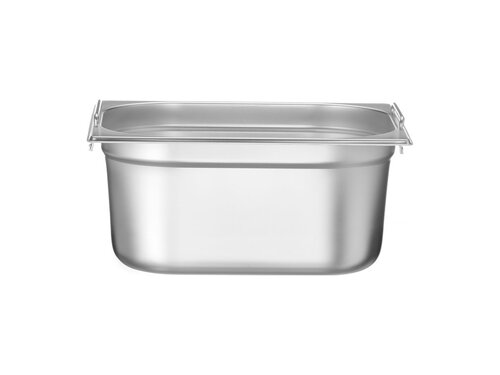 Hendi Budget Line Gastronormbeh�lter mit Griffen GN 1/2, Tiefe 150 mm, Edelstahl