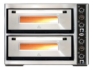 Pizzaofen CLASSIC PF 7070 DE -T mit 2 Backkammern f�r 4+4...