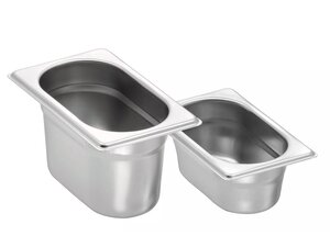 Bartscher PROFI GN-Behlter GN 1/9, Edelstahl glnzend,...