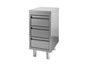 vaiotec TOPLINE 600 Schubladenschrank, 3 Schubladen, ohne...