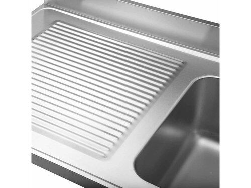 vaiotec TOPLINE 700 Sp�lzentrum, 1 Becken rechts, Grundboden, BTH 1200 x 700 x 850 mm