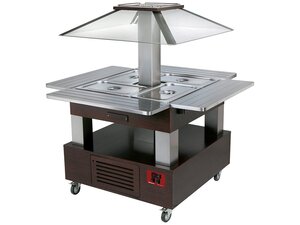 Diamond Buffetinsel, gek�hlte Salatbar, 4x GN1/1,...