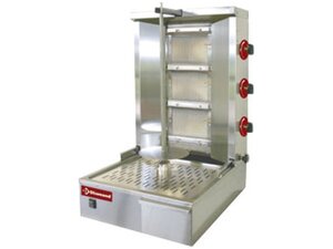 Diamond Gas Gyrosgrill, Edelstahl, bis 35 kg, Spie�h�he...