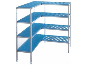 Alu K�hlzellenregal L, werkzeuglose Montage, bis zu 150...