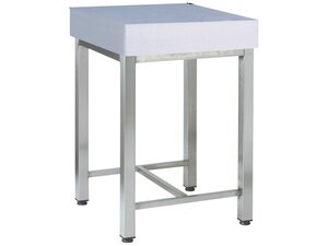 Diamond Hackblock aus Polyethylen auf F��en, 100mm, BTH...