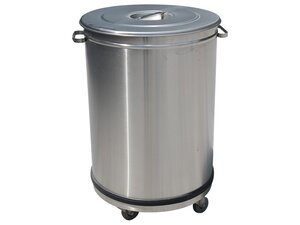 Diamond Abfallbeh�lter,50 Liter, Edelstahl, BTH 390 x 390...