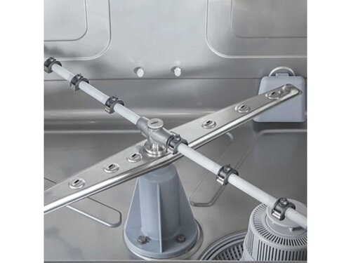 Geschirrsplmaschine EASYLINE inkl. Klarsplmitteldosier-, Reinigerdosier- und Ablaufpumpe, 230 V, BTH 600 x 600 x 820 mm