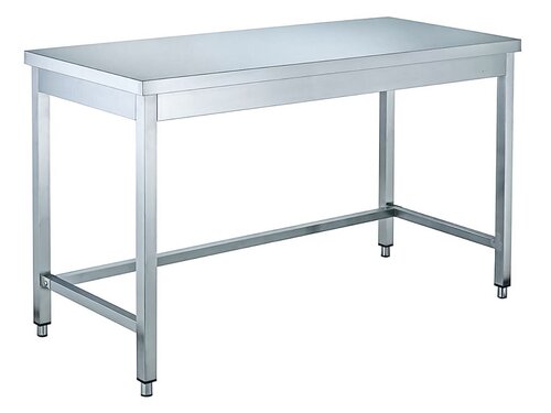 vaiotec EASYLINE 600 Arbeitstisch, unterfahrbar, ohne Aufkantung, BTH 1600 x 600 x 850 mm