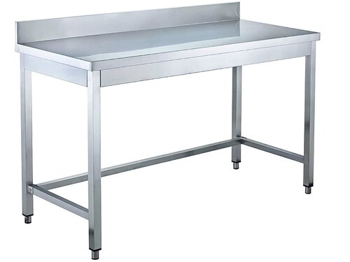 vaiotec EASYLINE 600 Arbeitstisch, unterfahrbar, mit Aufkantung, BTH 1000 x 600 x 850 mm