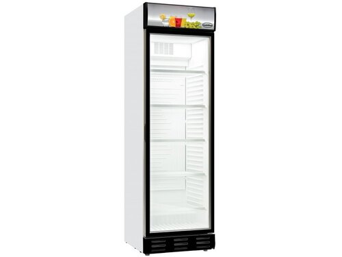 Flaschenkühlschrank mit LED-Display und Glastür,...