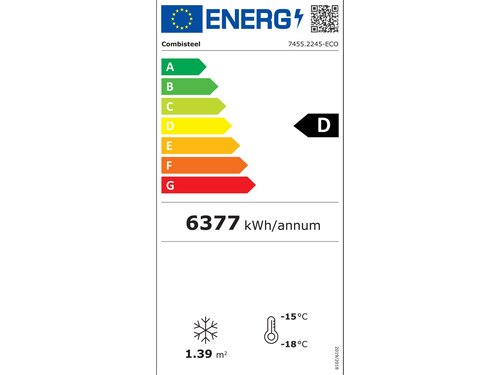 Gefrierschrank auf Rollen, mit 2 Glast�ren, Inhalt 1000 Liter, Schwarz, BTH 1253 x 710 x 1997 mm