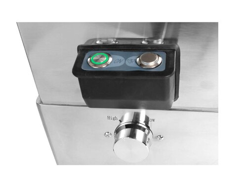 vaiotec EASYLINE Cutter 9 Liter, 1100 - 2200 U/min, vollst�ndig aus Edelstahl, BTH 290 x 470 x 440 mm