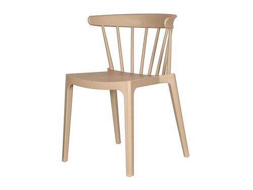 BEST Stapelstuhl Windson Sand, Polypropylen, Sitzh�he 450mm, BTH 540 x 530 x 750 mm