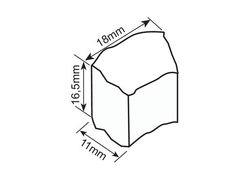Brema Nuggeteisbereiter 440 kg / 24 h, luftgek�hlt, ohne Eisvorratsbeh�lter, R452a, BTH 560 x 569 x 695 mm