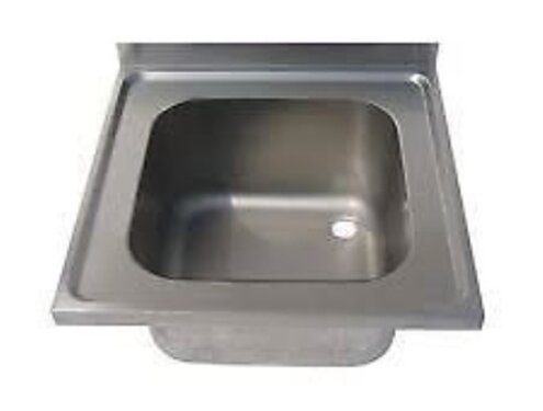 Sp�labdeckung Edelstahl, 1 Becken mittig, Aufkantung, BTH 700 x 600 x 250 mm