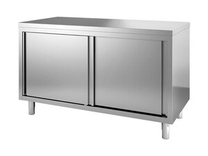 vaiotec TOPLINE 700 Arbeitsschrank, Schiebet�ren, Durchreiche, BTH 1200 x 700 x 850 mm