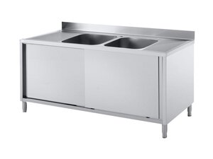 vaiotec TOPLINE 700 Sp�lschrank, 2 Becken mittig,...