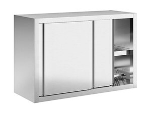 vaiotec TOPLINE 400 Wandh�ngeschrank, Schiebet�ren, Abtropffl�che, BTH 1000 x 400 x 660 mm