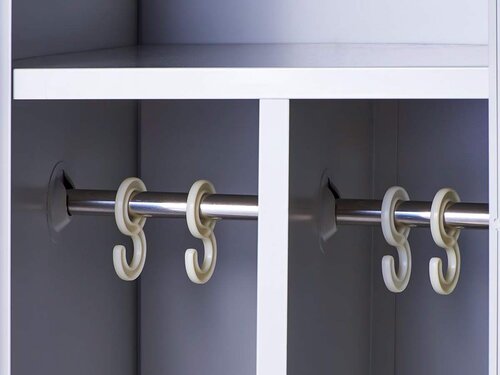 Spind, 1-t�rig, inkl. Schloss, BTH 400 x 450 x 1700 mm