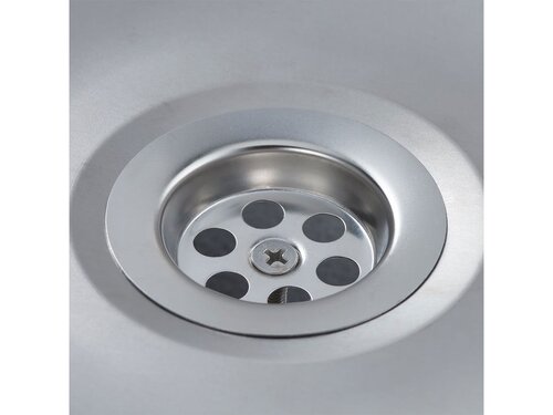 Stalgast Handwaschbecken mit Kniebedienung, inkl. Armatur und Seifenspender, BTH 400 x 400 x 225 mm