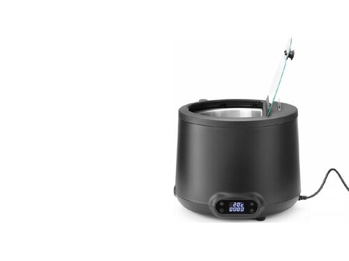 Hendi UNIQ Suppenkessel, Inhalt 8 Liter, � 366 mm, mit Glasdeckel, Schwarz