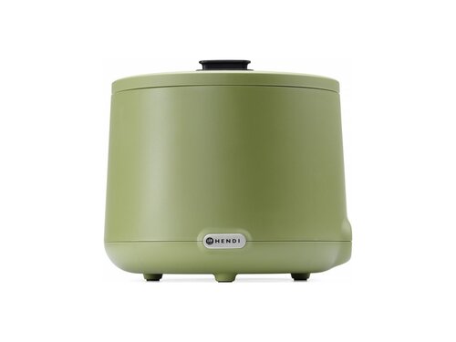Hendi UNIQ Suppenkessel, Inhalt 8 Liter, � 366 mm, mit Glasdeckel, Gr�n