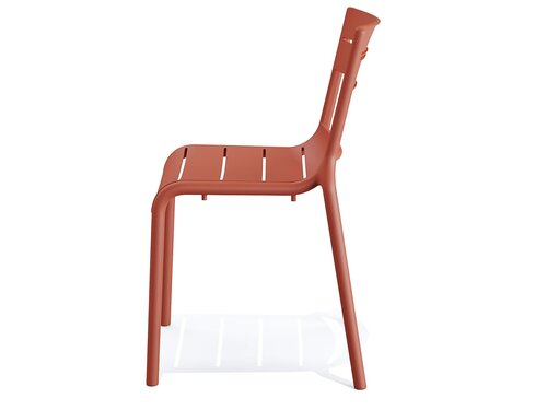 BEST Outdoor Stuhl Calor, Terracotta, Sitzh�he 450 mm, BTH 550 x 490 x 820 mm