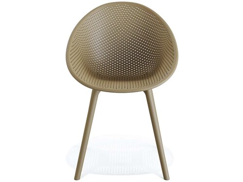 BEST Outdoor Stuhl Qosy, Sand, Sitzh�he 450 mm, BTH 590 x 590 x 830 mm