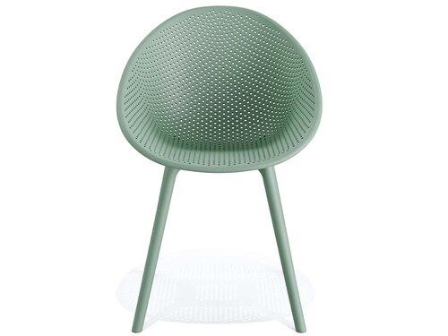 BEST Outdoor Stuhl Qosy, Gr�n, Sitzh�he 450 mm, BTH 590 x 590 x 830 mm