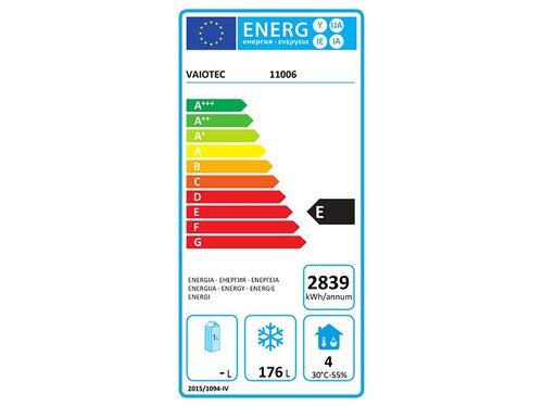 vaiotec TOPLINE 700 Tiefk�hltisch, 6 Schubladen f�r GN 1/1, 450 Liter, Umluftk�hlung, BTH 1795 x 700 x 900 mm