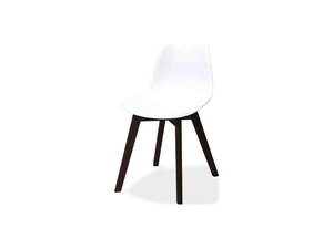 FEROS Keeve Stapelstuhl weiss ohne Armlehne, Gestell...