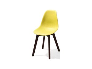 FEROS Keeve Stapelstuhl gelb, ohne Armlehne, Gestell...