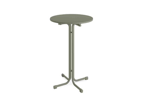 FEROS Stehtisch Berlin Gr�n � 800 mm Indoor & Outdoor