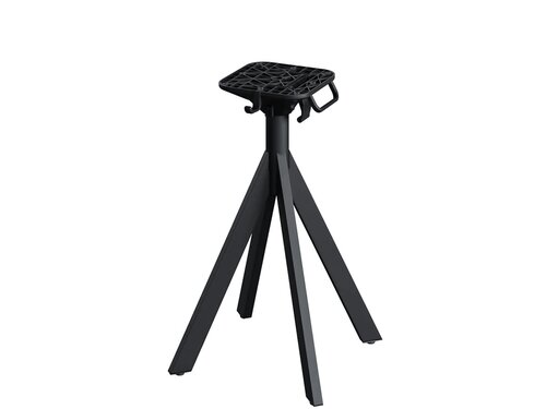 FEROS Infinity Tischgestell niedrig Schwarz, BTH 600 x 600 x 720 mm