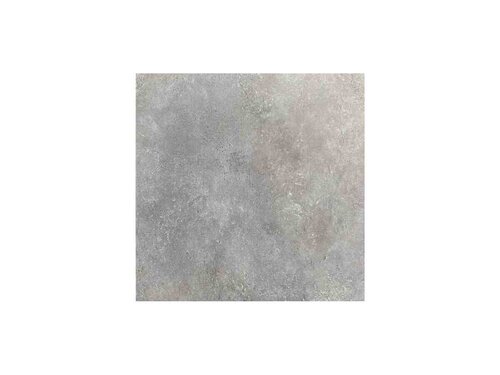 FEROS Infinity Terrassentisch Gestell Wei� + Moonstone HPL Tischplatte 700 x 700 mm