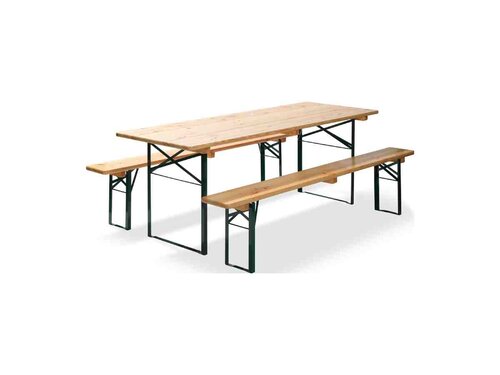 FEROS Faltbare Bierganitur mit Tisch 700 mm,...