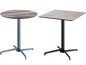 FEROS X Cross Terrassentisch mit optionalem Gestell /...