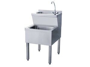 Handwaschausgussbecken Kombi Handwaschbecken 500 x 600 x...