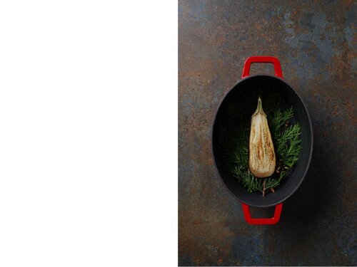 Hendi Emaillierter Gusseisentopf, 4,4 Liter, Rot, BTH 365 x 290 x 115 mm