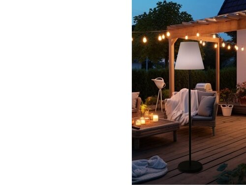 BEST Stella Bodenleuchte, Farbe Schwarz, Indoor & Outdoor, BTH 350 x 350 x 1500 mm