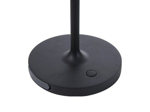 BEST Alpha Tischleuchte, Farbe Schwarz, Indoor & Outdoor, BTH 150 x 150 x 280 mm