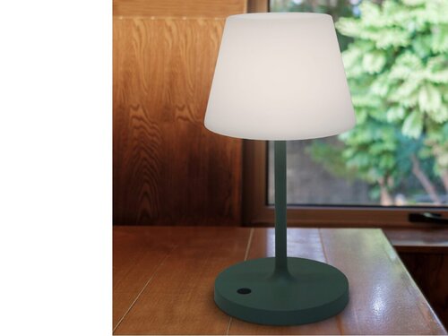 BEST Alpha Tischleuchte, Farbe Gr�n, Indoor & Outdoor, BTH 150 x 150 x 280 mm