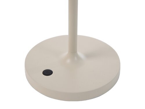 BEST Alpha Tischleuchte, Farbe Beige, Indoor & Outdoor, BTH 150 x 150 x 280 mm