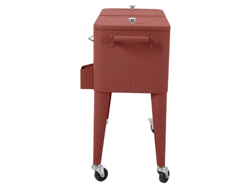 BEST Icy K�hlbox auf R�dern, Farbe Terracotta, Indoor & Outdoor, BTH 430 x 910 x 890 mm