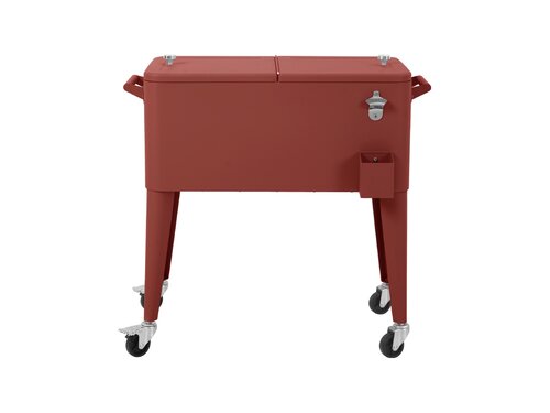 BEST Icy K�hlbox auf R�dern, Farbe Terracotta, Indoor & Outdoor, BTH 430 x 910 x 890 mm