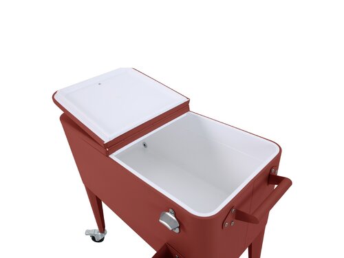 BEST Icy K�hlbox auf R�dern, Farbe Terracotta, Indoor & Outdoor, BTH 430 x 910 x 890 mm