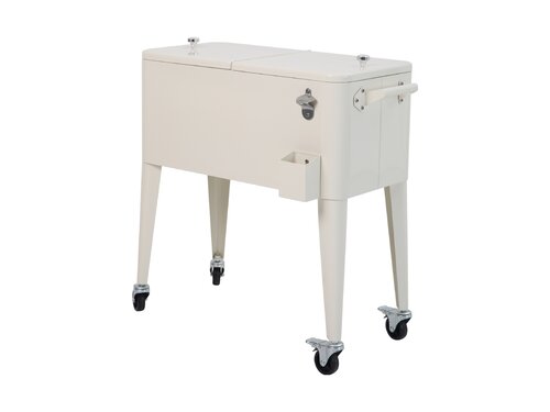 BEST Icy Khlbox auf Rdern, Farbe Beige, Indoor & Outdoor, BTH 430 x 910 x 890 mm