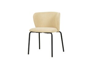 FEROS Break Stapelstuhl mit Bezug, Farbe Beige, Indoor,...